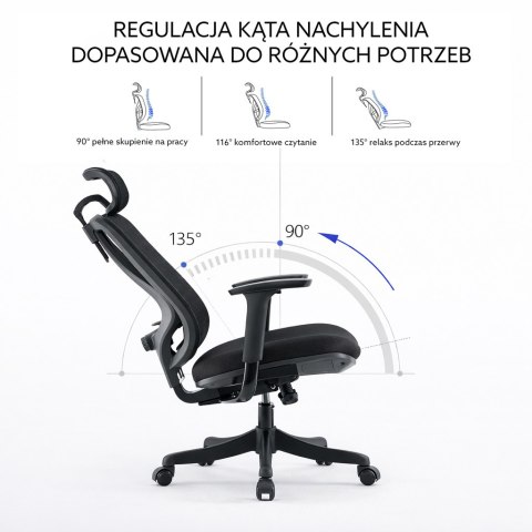 Fotel ergonomiczny ANGEL biurowy obrotowy Europa 2.0 ANGEL