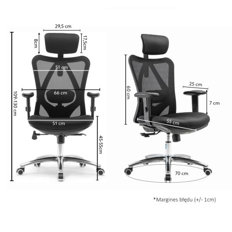 Fotel ergonomiczny ANGEL biurowy obrotowy eurOpa ANGEL