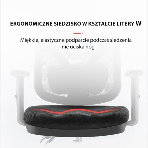 Fotel ergonomiczny ANGEL biurowy obrotowy jOkasta Szara ANGEL