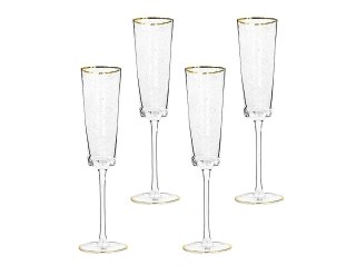 KARE komplet 4 kieliszków do szampana HOMMAGE 165ml