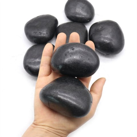 Kamień dekoracyjny ogrodowy 5-8 cm 1000 kg czarny