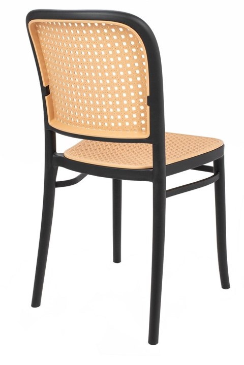 Krzesło WICKY czarne - polipropylen