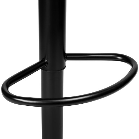 Krzesło barowe CYDRO BLACK aksamitne czarne VELVET
