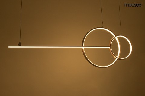 MOOSEE lampa wisząca RAGE złota