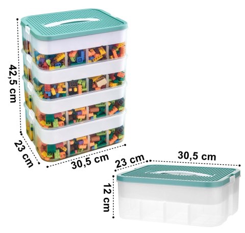 Pudełko na zabawki klocki LEGOS