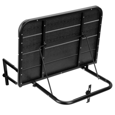 Stolik balkonowy składany ARETTO czarny