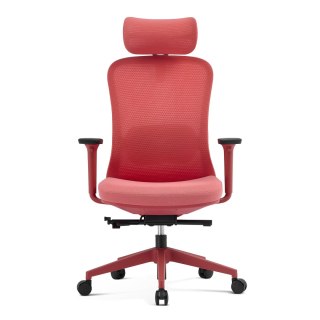 Fotel biurowy ergonomiczny ANGEL fizjO czerwony z funkcją masażu ANGEL
