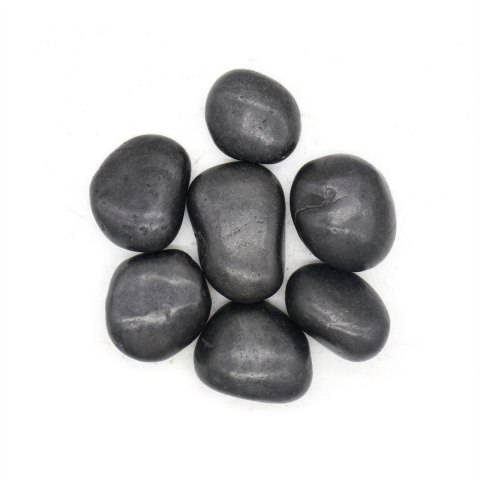 Kamień OTOCZAK 2-3 cm 100 kg polerowany czarny