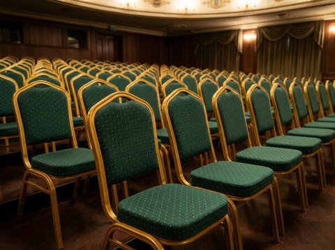 Krzesło bankietowe / konferencyjne HEKATE zielone