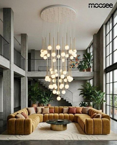 MOOSEE lampa wisząca CANNON DISC 50 złota