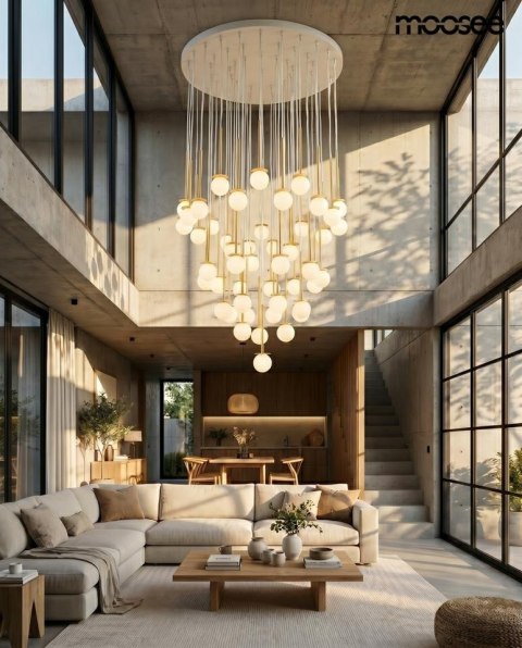 MOOSEE lampa wisząca CANNON DISC 50 złota