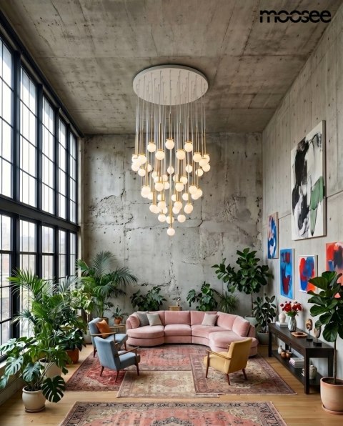 MOOSEE lampa wisząca CANNON DISC 50 złota