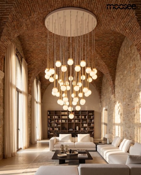 MOOSEE lampa wisząca CANNON DISC 50 złota