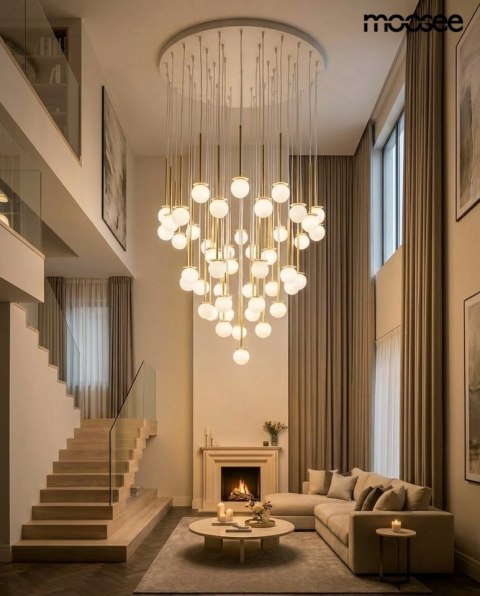 MOOSEE lampa wisząca CANNON DISC 50 złota