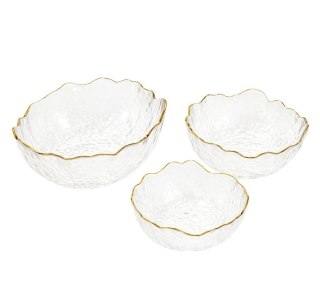 Zestaw 3 mis SHP BOWLS transparentny