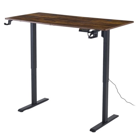 Biurko gamingowe SHADOW GAMER elektryczne RUSTIC 140 cm
