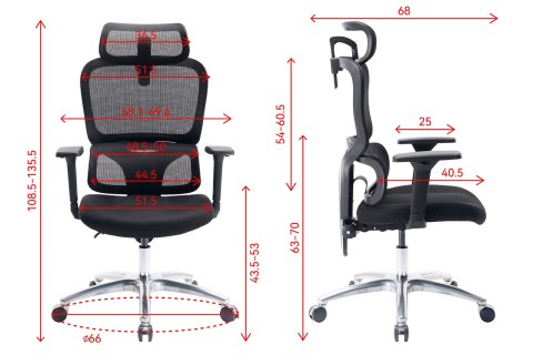 Fotel biurowy ergonomiczny ANGEL kreOn ANGEL