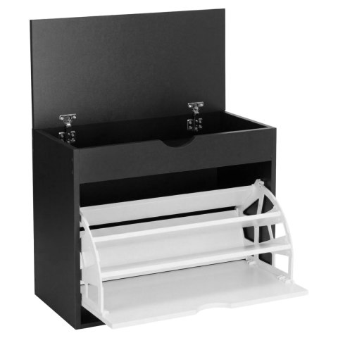 Szafka na buty HEDOR BLACK/WHITE
