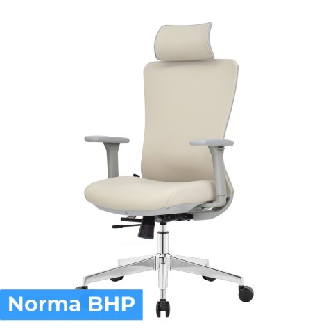 Fotel biurowy ergonomiczny ANGEL GelatO Szary ANGEL