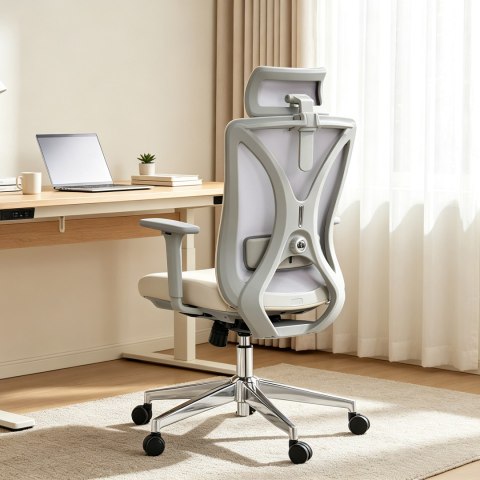 Fotel biurowy ergonomiczny ANGEL GelatO Szary ANGEL