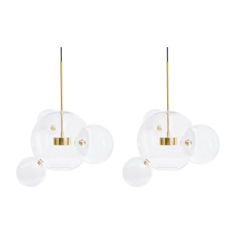 MOOSEE zestaw 2 lamp wiszących CAPRI 4 złoty