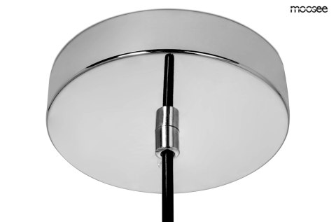 MOOSEE zestaw 2 lamp wiszących DISCO srebrny