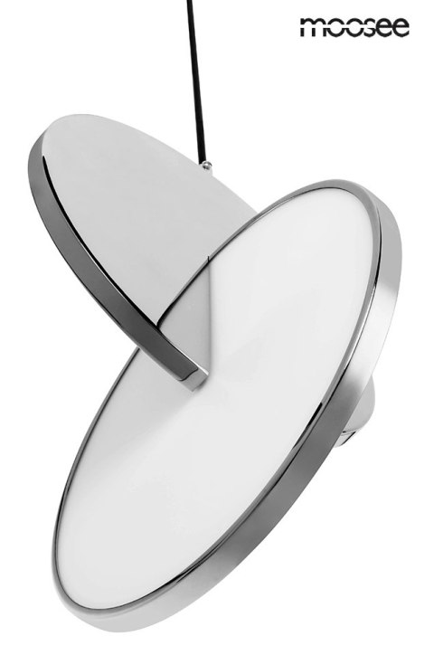 MOOSEE zestaw 2 lamp wiszących DISCO srebrny