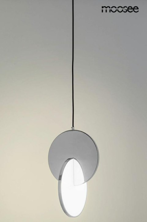 MOOSEE zestaw 2 lamp wiszących DISCO srebrny