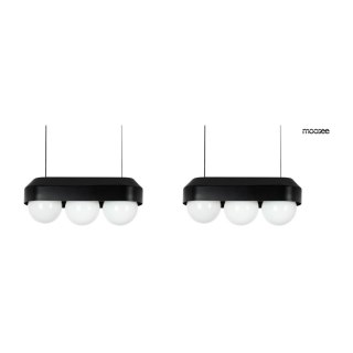 MOOSEE zestaw 2 lamp wiszących DROPS 3 czarny