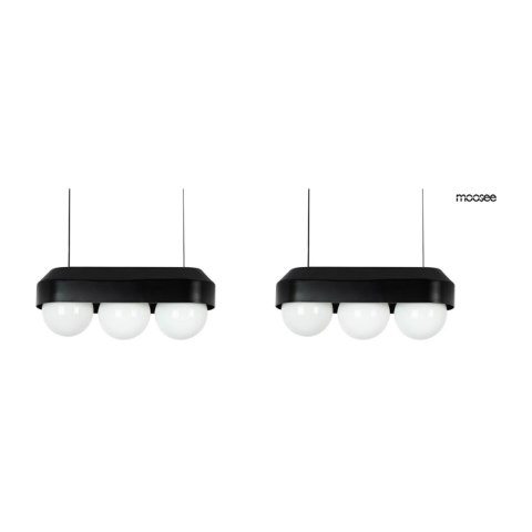 MOOSEE zestaw 2 lamp wiszących DROPS 3 czarny
