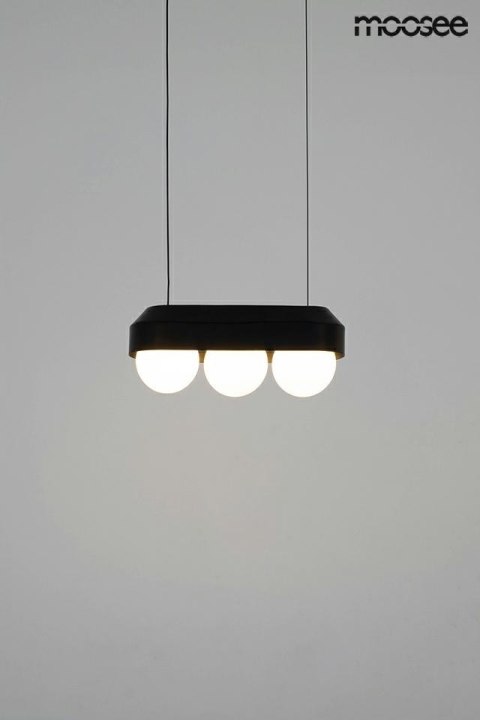 MOOSEE zestaw 2 lamp wiszących DROPS 3 czarny
