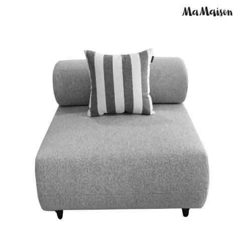 MaMaison sofa narożna ogrodowa ALEXANDER szara (poduszki i pokrowiec w zestawie)