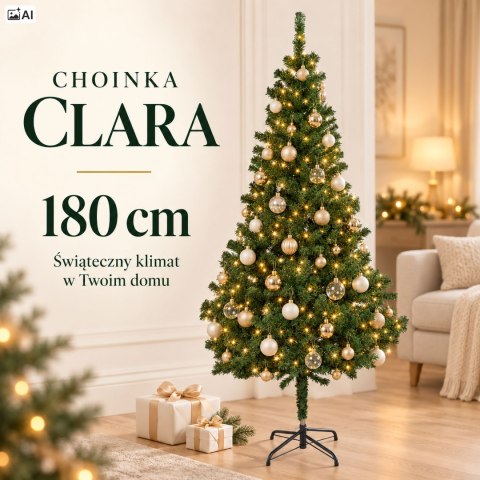 Choinka bożonarodzeniowa sztuczna Clara - 180 cm