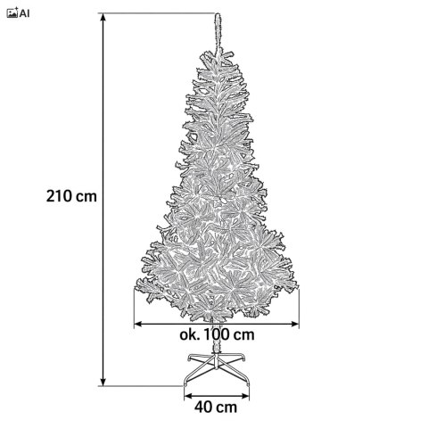 Choinka bożonarodzeniowa sztuczna Isabel - 220 cm