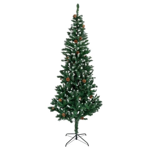 Choinka bożonarodzeniowa sztuczna z szyszkami Merry - 220 cm