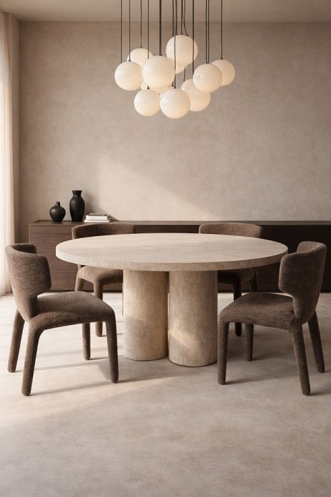 [DETAL] Krzesło APULIA brązowe / taupe