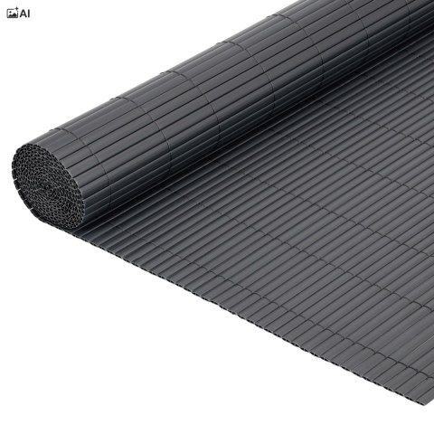 Osłona balkonowa mata PCV 100x500 cm BARU antracyt