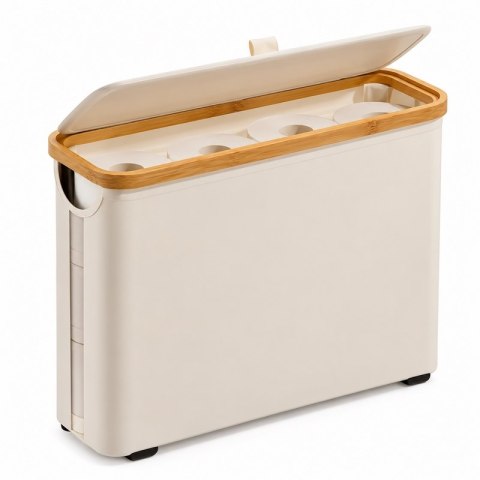 Stojak do przechowywania SHP BAMBOO beżowy / bambusowy