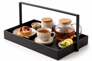 Taca dekoracyjna / koszyk SHP BASKET czarny