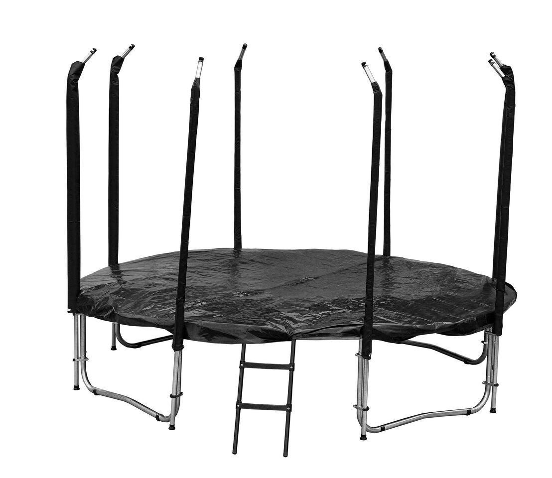 Trampolina Ogrodowa 244 cm / 8 FT Maxy Comfort Czarna Z Wewnętrzną Siatką Jumpi Trampolina Ogrodowa 244 cm / 8 FT Maxy Comfort Czarna Z Wewnętrzną Siatką Jumpi