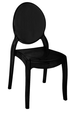 Krzesło ELIZABETH czarne - poliwęglan King Home