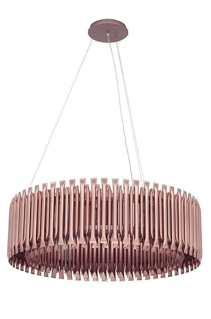 Lampa wisząca GALLIANO miedziana - aluminium, stal węglowa King Home Lampa wisząca GALLIANO miedziana - aluminium, stal węglowa King Home