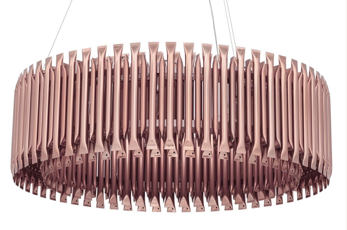 Lampa wisząca GALLIANO miedziana - aluminium, stal węglowa King Home Lampa wisząca GALLIANO miedziana - aluminium, stal węglowa King Home