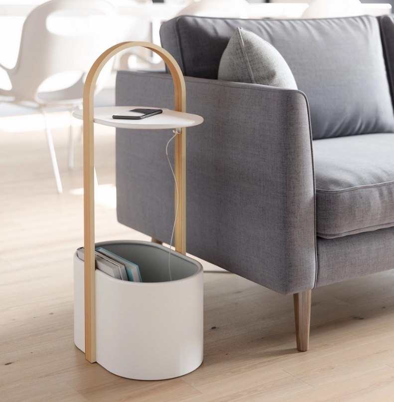 UMBRA stolik kawowy BELLWOOD - metal drewno UMBRA stolik kawowy BELLWOOD - metal drewno