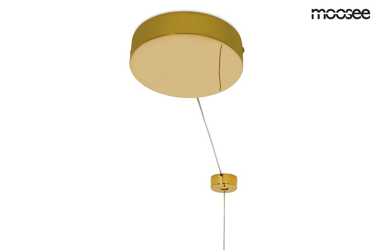 MOOSEE lampa wisząca RING LUXURY 50 złota - LED, chromowane złoto MOOSEE lampa wisząca RING LUXURY 50 złota - LED, chromowane złoto