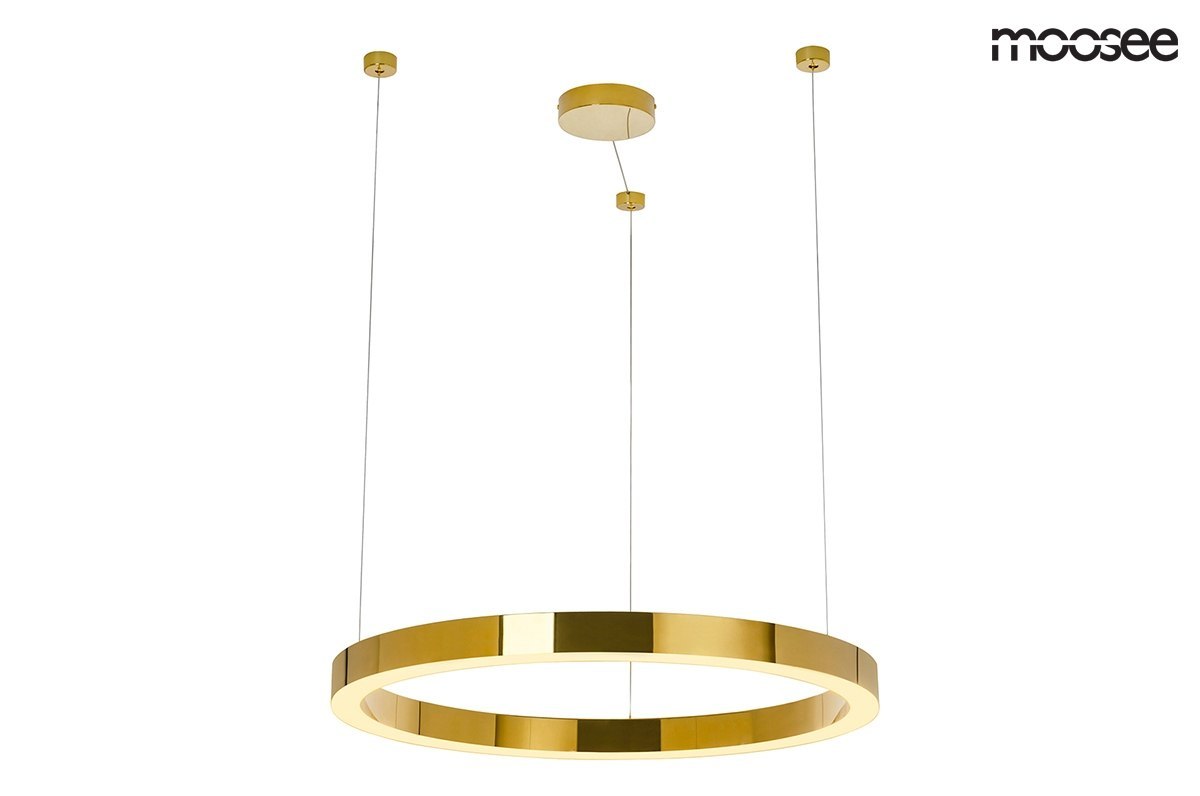 MOOSEE lampa wisząca RING LUXURY 70 złota - LED, chromowane złoto MOOSEE lampa wisząca RING LUXURY 70 złota - LED, chromowane złoto