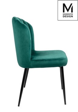 MODESTO krzesło RANGO zielone - welur, metal Modesto Design
