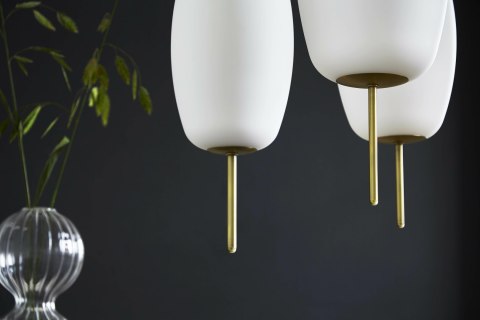 FRANDSEN lampa wisząca SILK L - mosiądz, szkło