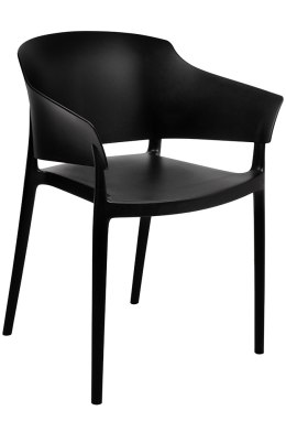 Krzesło BIG BACK czarne King Home