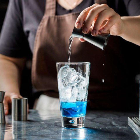 Zestaw barmański shaker do drinków CHESTER stojak 12 elementów Zestaw barmański shaker do drinków CHESTER stojak 12 elementów